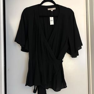 LOFT Black Blouse